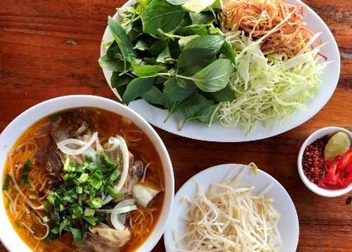 Bún sườn bò chuẩn vị Phan thiết; Ảnh: Nguyên Vũ