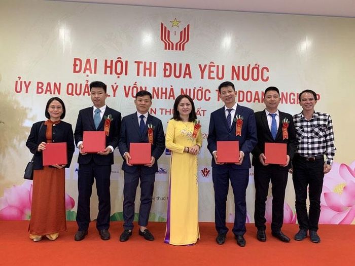 Kỹ sư Ngô Quang Lịch được tuyên dương tại Đại hội thi đua yêu nước của Ủy ban Quản lý vốn Nhà nước tại doanh nghiệp