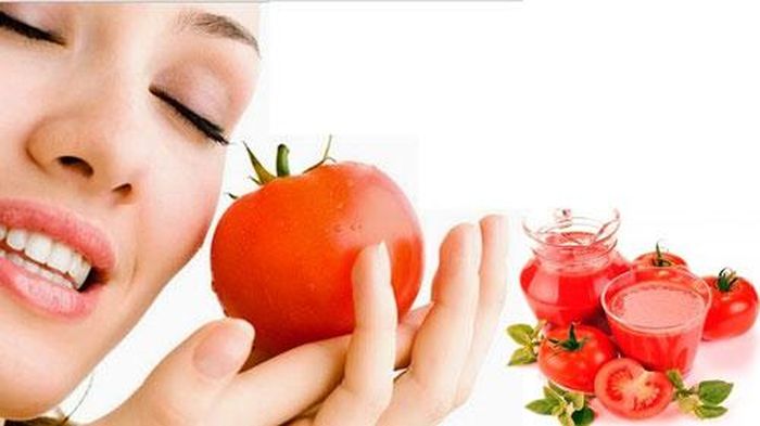 Cà chua cho làn da trắng hồng không tì vết
