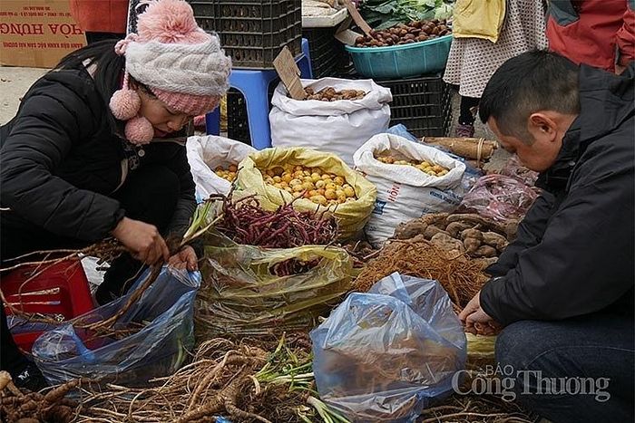 Một trong những sản phẩm được bán tại chợ Đồng Văn và được các du khách đặc biệt yêu thích là dược liệu. Đồng Văn nổi tiếng với các loại dược liệu như thảo quả, hà thủ ô, đỗ trọng…