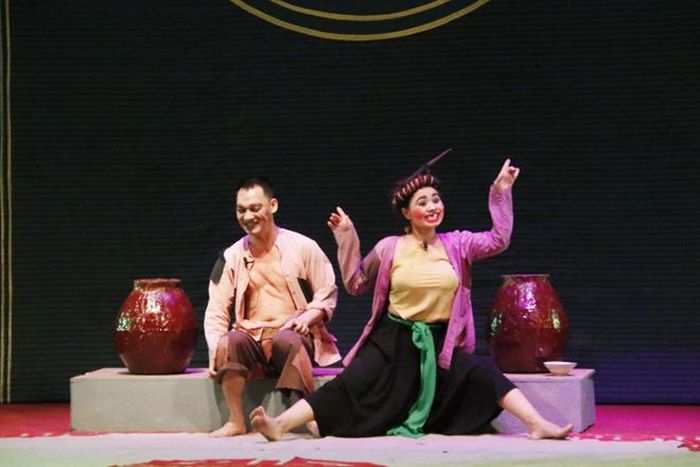 Chí Phèo, Thị Nở trên sân khấu Chèo.