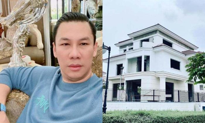 Mới đây nhất, chồng cũ Lệ Quyên chia sẻ ảnh con trai đứng trước một biệt thự lớn đang trong quá trình hoàn thiện. Với cơ ngơi 2 mặt tiền, không gian xanh mướt xung quanh, giá trị của ngôi nhà chắc chắn không hề nhỏ.