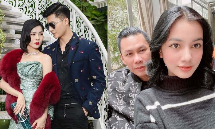 Trong khi Lệ Quyên khoe nhiều ảnh chụp chung với "bạn trai tin đồn" kém cô 12 tuổi, thì doanh nhân Đức Huy cũng cho biết đang có mối quan hệ với mỹ nhân kém 27 tuổi.