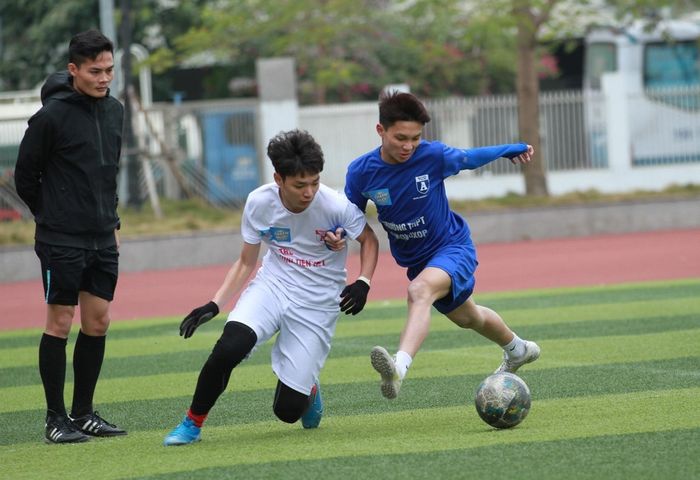 Không còn cơ hội đi tiếp nhưng THPT Đinh Tiên Hoàng vẫn gây ra nhiều khó khăn cho THPT Lomonoxop