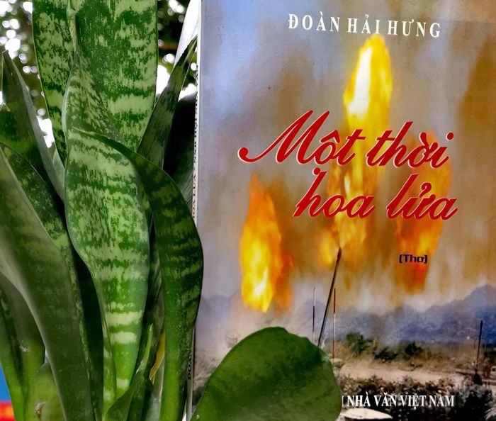  Bìa tập thơ “Một thời hoa lửa”.