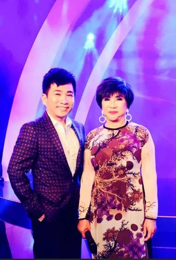 Quang Thành và Lệ Thu. Ảnh: FB ca sĩ Quang Thành