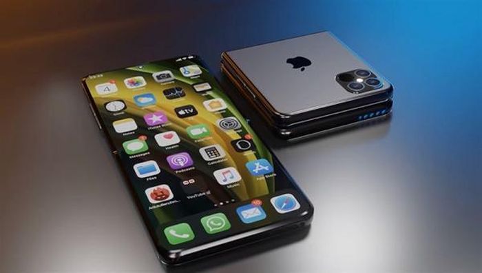Một trong những thiết kế màn hình gập được Apple đưa ra trước đây bao gồm một phiên bản có thể mở rộng kích thước màn hình ra tương đương iPhone 12 Pro Max (màn hình 6.7 inch).