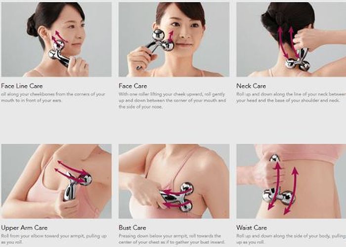 Cây lăn không chỉ dùng để massage nâng cơ, chống lão hóa da mặt mà còn áp dụng được các vị trí khác trên cơ thể để làm tan mỡ hay giảm đau nhức cơ.
