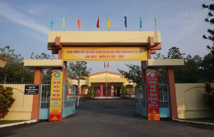 Nơi diễn ra Đại hội Phật giáo huyện Củ Chi - Trung tâm bồi dưỡng Chính trị huyện Củ Chi 