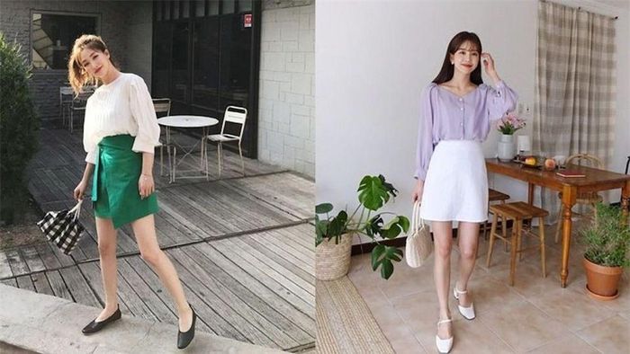 Chân váy ngắn luôn là lựa chọn an toàn, năng động, mà vẫn giữ được nét trẻ trung.