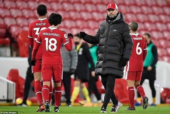 HLV Jurgen Klopp cho biết The Kop cần tạm quên đi cuộc đua vô địch vào lúc này. Ảnh: Getty Imagesh