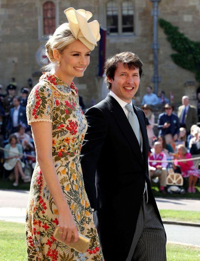 James Blunt và vợ, Sofia Wellesley. Đôi vợ chồng có với nhau hai mặt con. Ảnh: Getty Images.