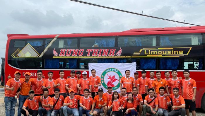  Tiếp lửa đường xa. Ảnh Hội CĐV BĐ