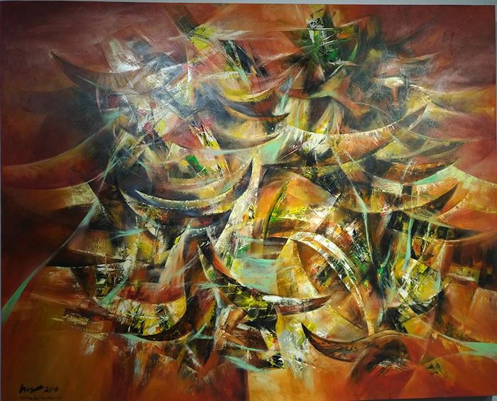 Đồ Sơn vào hội 2 - Sơn dầu (140 x 120cm)
