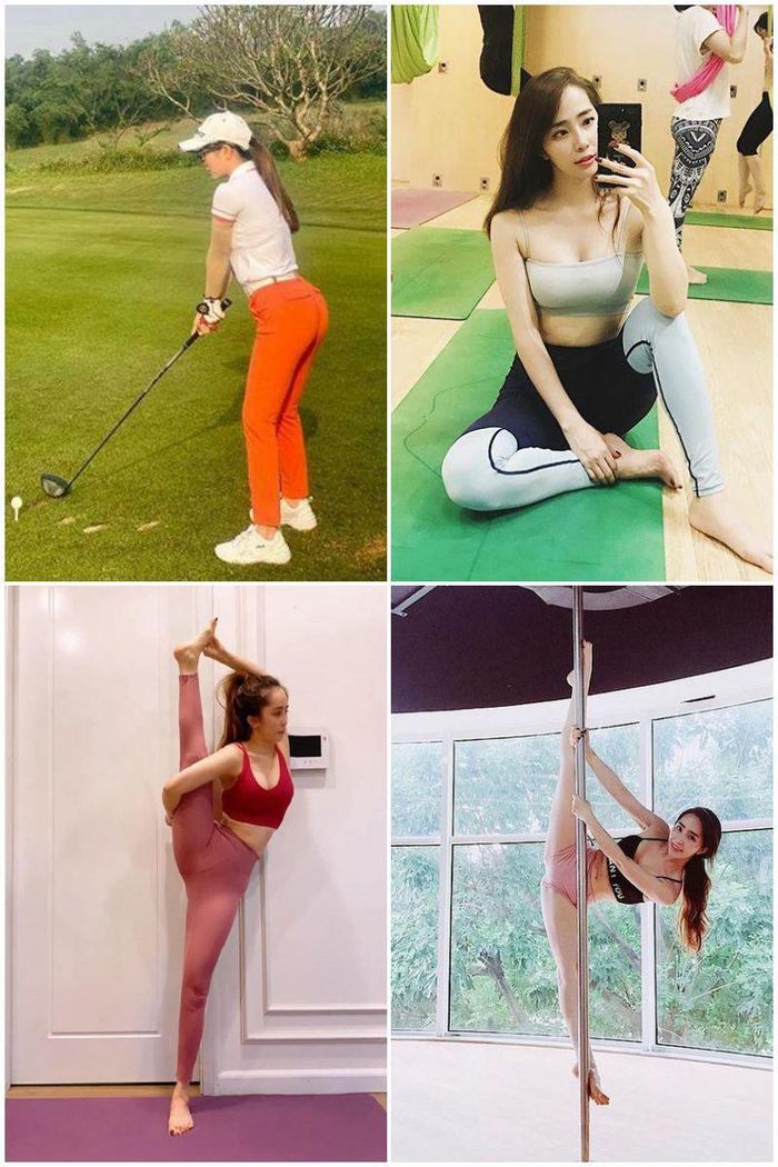 Quỳnh Nga đích thị là mỹ nhân nghiện tập luyện của Vũ trụ VTV khi cô nàng thử sức và kiên trì với rất nhiều bộ môn thể dục thể thao vừa cải thiện sức khỏe vừa nâng cấp ngoại hình. 