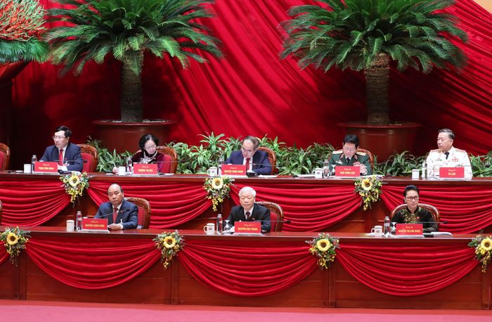 Đoàn Chủ tịch Đại hội. - Ảnh: VGP