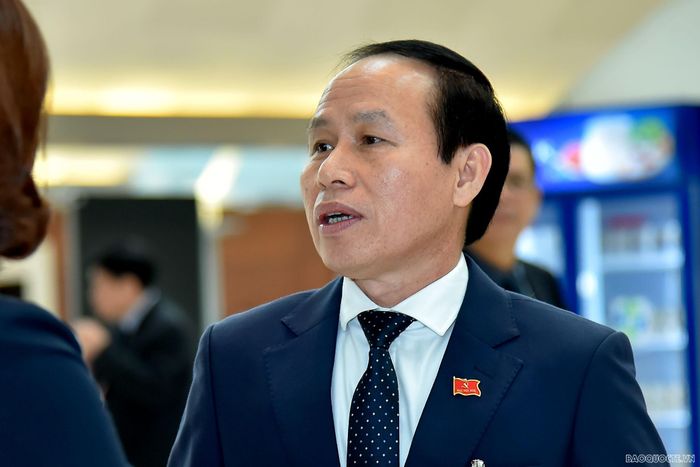 Đại biểu Lê Tiến Châu, Bí thư Tỉnh ủy Hậu Giang. (Ảnh: Tuấn Anh)