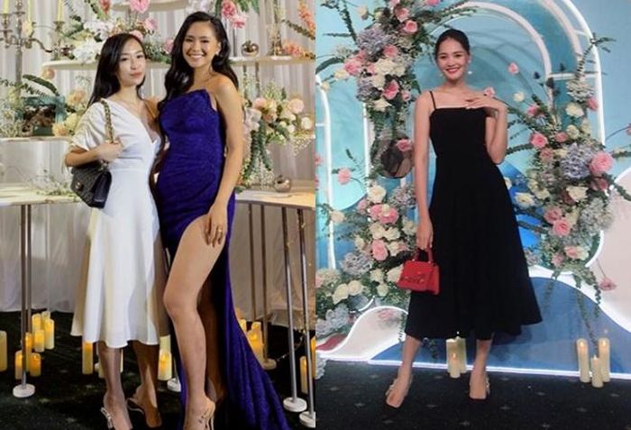  Người đẹp Bảo Nghi và Hoa hậu Hương Giang cũng là những khách mời được chú ý trong tiệc cưới. 