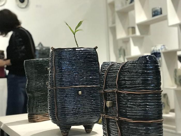 Tác phẩm "Chuyển động ở phía trong" của nhà điêu khắc Khổng Đỗ Tuyền