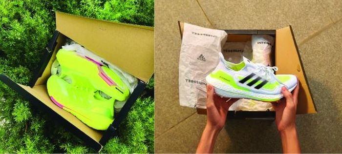 Vô số hình ảnh “đập hộp” đôi giày đã rộn ràng từ cộng đồng sneakers đến giới thể thao