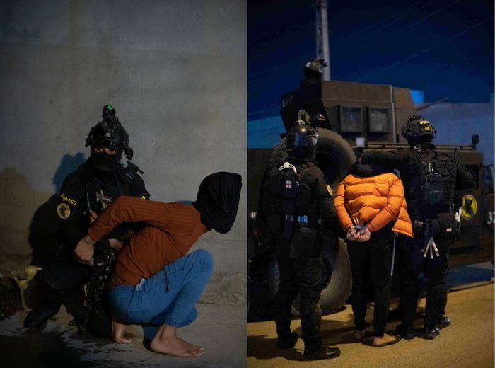  Issawi và đồng bọn bị lực lượng an ninh khống chế. Ảnh: Washington Post. 