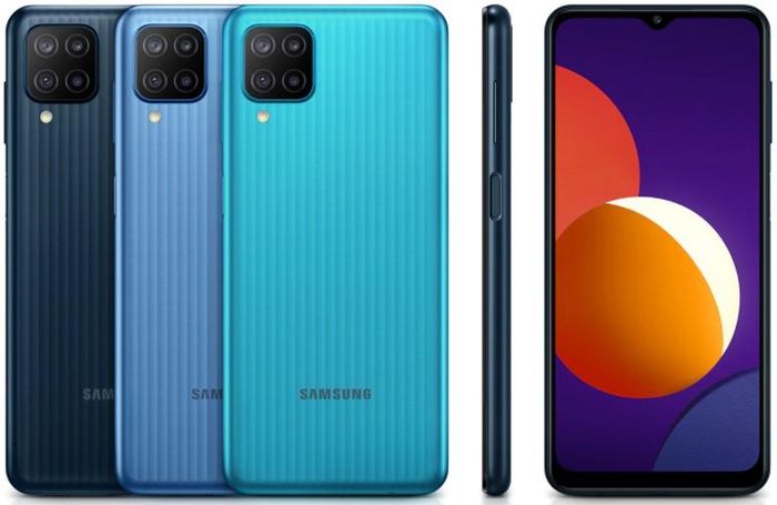 Galaxy M12 tại Việt Nam có ba tùy chọn màu sắc