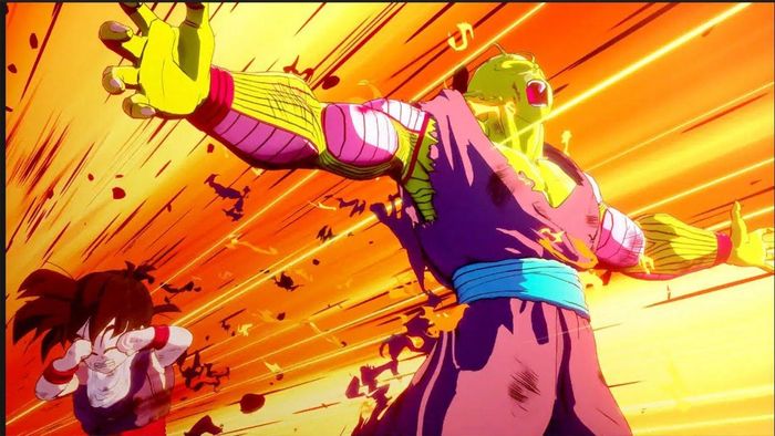 2. Sau cái chết của Goku, Gohan được Piccolo đưa đi và chỉ bảo. Từ một cậu bé hiền lành, nhút nhát, Gohan đã trưởng thành hơn rất nhiều dưới sự dìu dắt của sư phụ mình. Không chỉ thế, tình cảm giữa hai người không khác gì cha con. Cũng chính bởi vậy, Piccolo đã không ngần ngại hứng chịu toàn bộ đòn sát thủ của Nappa. Ảnh: XStation.