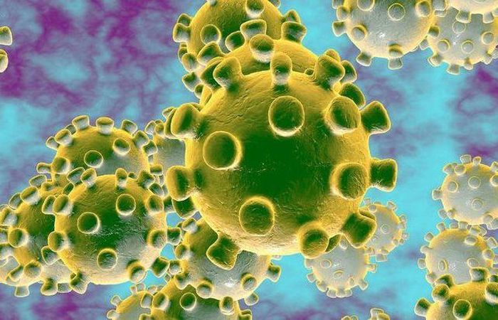 Hình minh họa hạt virus corona. Ảnh: Victoria Healthcare.