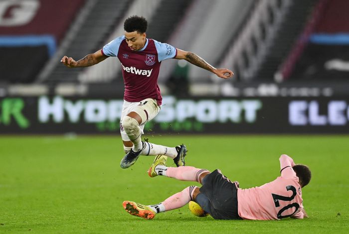 Lingard thi đấu ấn tượng sau khi chuyển đến khoác áo West Ham. Ảnh: Reuters.