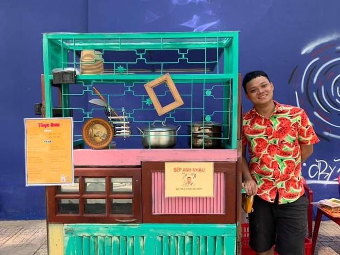 Menu và hình ảnh món ăn do chính Nhật tự setup.