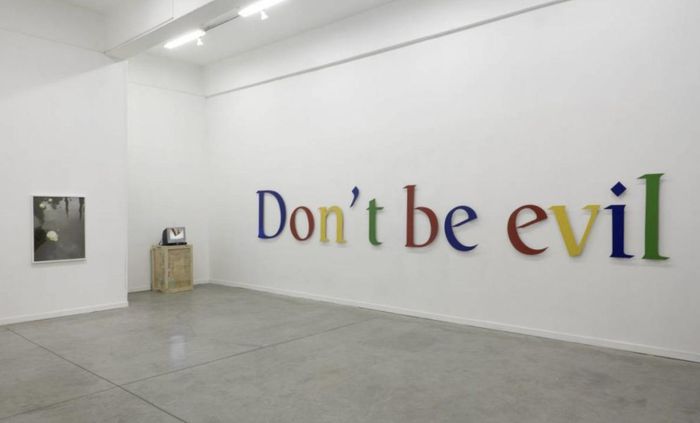  Don’t be evil từng là giá trị cốt lõi của Google. Ảnh: Blogspot. 