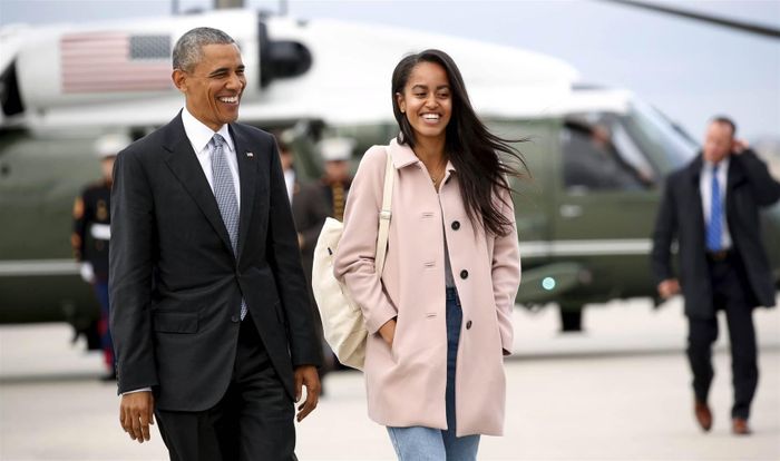 Malia dường như không có mong muốn tiếp bước cha theo con đường chính trị. Ảnh: Kevin Lamarque/Reuters.
