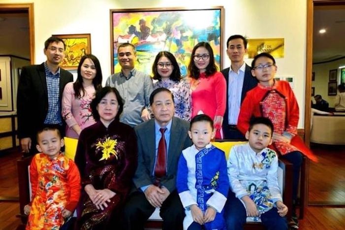 Đại gia đình anh Phạm Hà sum vầy trong ngày Tết