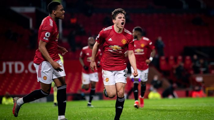  Daniel James tỏa sáng trong chiến thắng 3-1 của Man Utd trước Newcastle. Ảnh: Getty. 