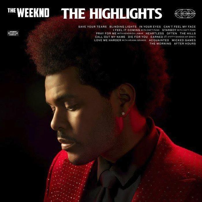 The Weeknd trên bìa "The Highlights"