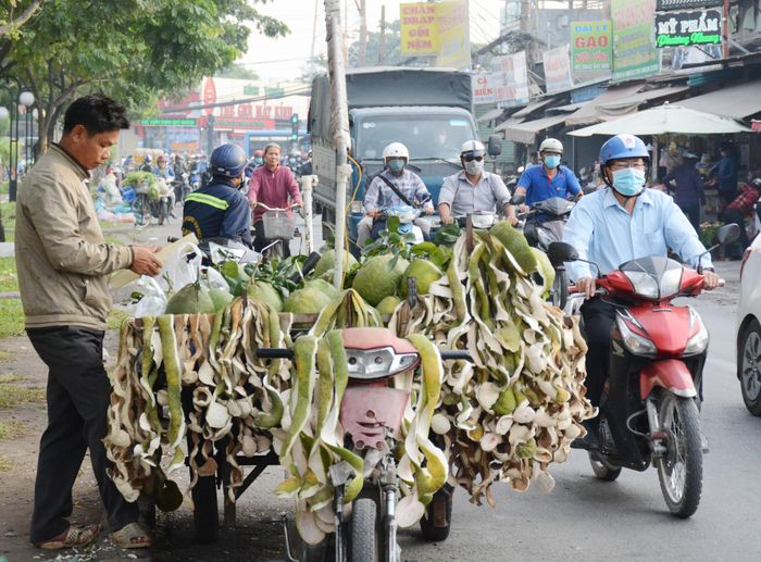  Điểm kinh doanh tự phát tại đường Trung Mỹ Tây 13, quận 12, TP Hồ Chí Minh. 
