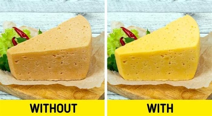 Mẹo vặt bảo quản phô mai: Thoa lên một ít bơ.