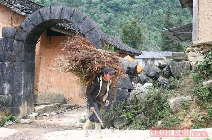 Đời sống giản dị ở xã Phố Là. (Ảnh: Minh Tâm)