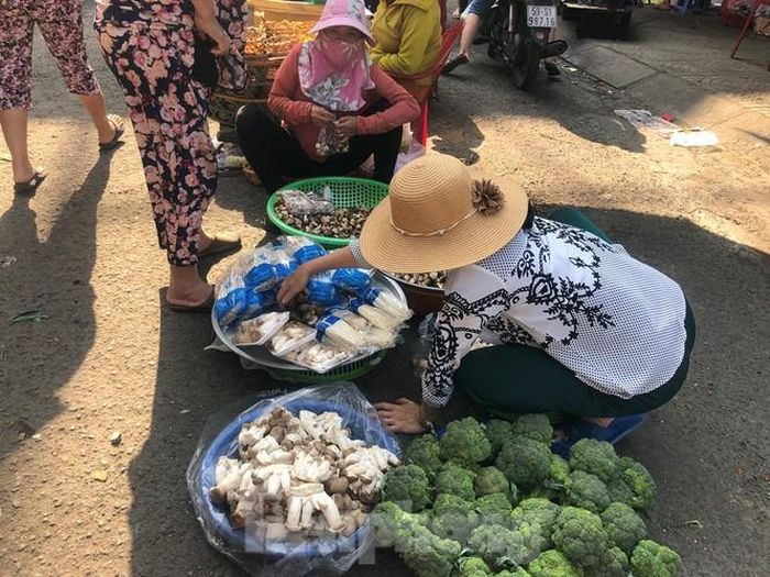 Trong khi đó, nấm tươi là mặt hàng có giá tăng cao nhất trong ngày này. Cụ thể, nấm rơm giá 140.000 đồng/kg, nấm đùi già 100.000 đồng/kg. So sánh giá hàng ngày, nấm đã tăng gấp 2 lần, thậm chí gấp 3 lần...