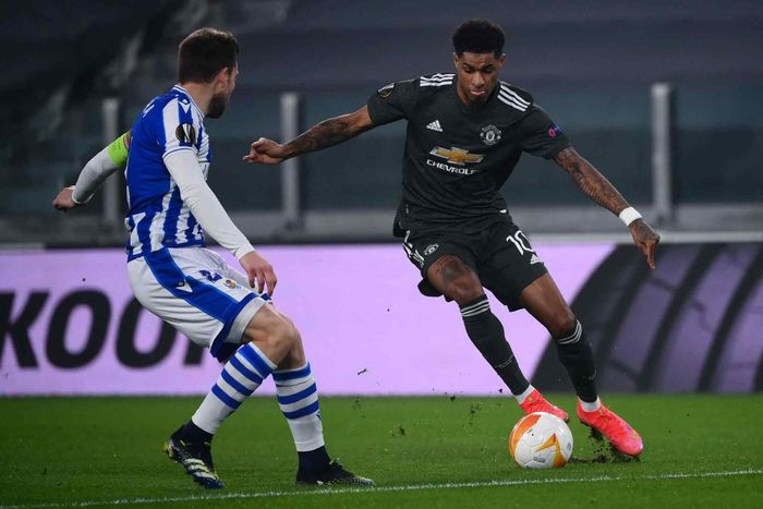 Rashford ghi 18 bàn cho Man Utd trên mọi đấu trường mùa này. Ảnh: Getty.