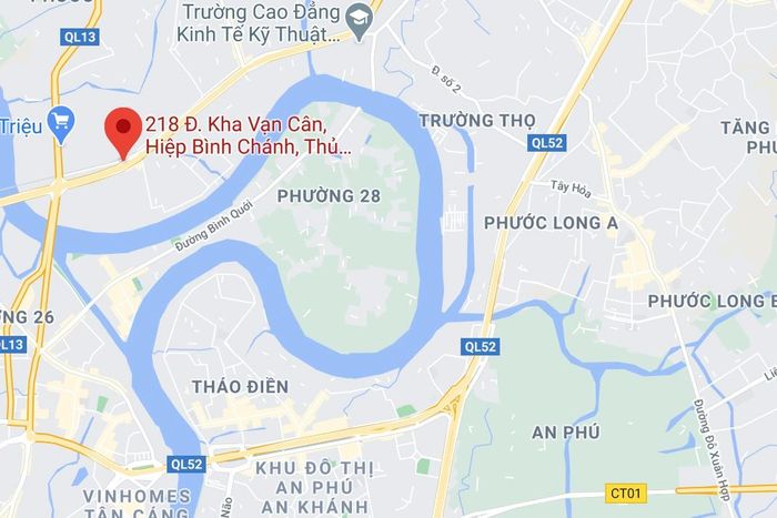  Hỏa hoạn xảy ra tại căn nhà trên đường Kha Vạn Cân, TP Thủ Đức. Ảnh: Google Maps. 