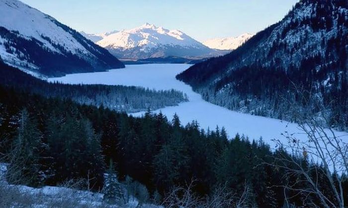 Vùng hoang dã ở Alaska nơi Shannon Stevens cùng anh trai đi cắm trại. Ảnh: AP.