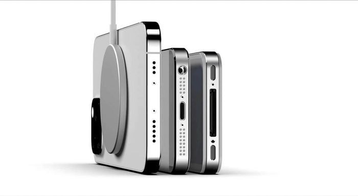 Kuo dự đoán Apple vẫn sẽ trung thành với cổng Lightning và sẽ chỉ chuyển sang kết nối MagSafe "trong tương lai gần". (Ảnh: EverythingApplePro)