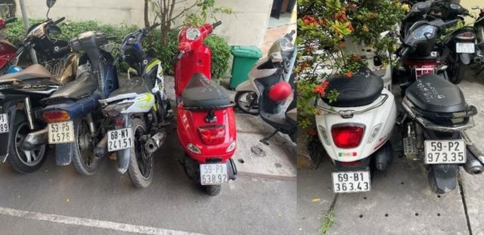 Một số tang vật vụ án.