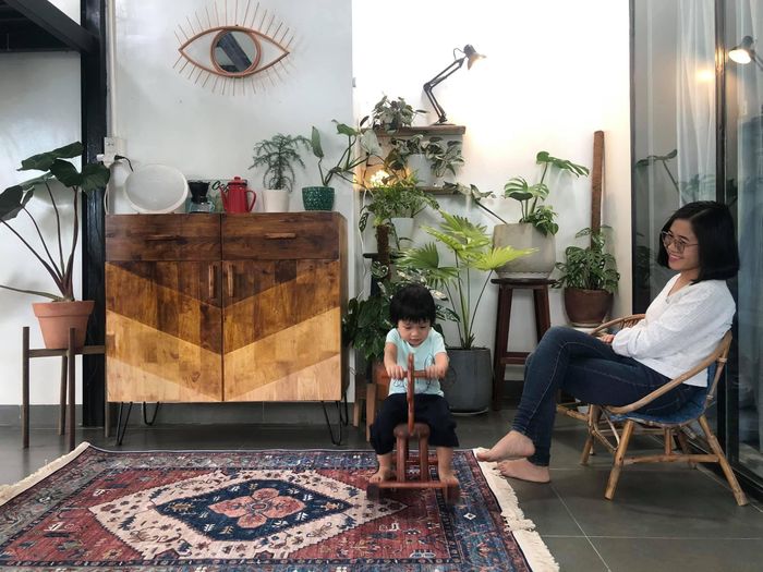 Tổ ấm nhiều cây xanh của cặp đôi trẻ