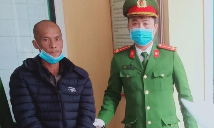Nguyễn Ngọc Tiến bị bắt giữ.