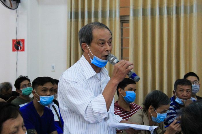 Ông Nguyễn Văn Thu, người dân kiệt 25 hẻm 18A/2 đường Trưng Nữ Vương (tổ 33 phường Bình Hiên, quận Hải Châu, TP Đà Nẵng) chia sẻ ý kiến