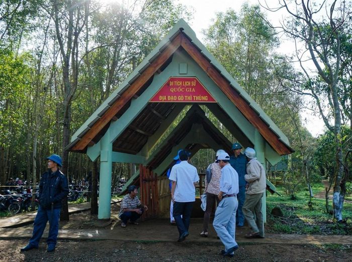 Di tích lịch sử quốc gia Địa đạo Gò Thì Thùng. Ảnh: Sở VHTT&DL Phú Yên