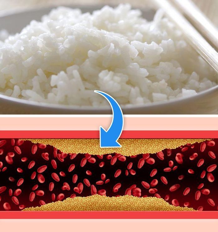 3. Giúp trái tim khỏe mạnh: Ăn cơm thường xuyên là một cách tự nhiên để tăng cường sức khỏe cho tim mạch. Bởi lẽ, bản thân cơm có chứa chất kháng viêm, ngăn các mảng bám hình thành trong mạch máu và làm giảm nguy cơ mắc bệnh tim mạch như đau tim hoặc đột quỵ. Gạo cũng có chứa flavonoid - một chất chuyển hóa bên trong thực vật, từng được chứng minh có thể chống lại nhiều loại bệnh tim.
