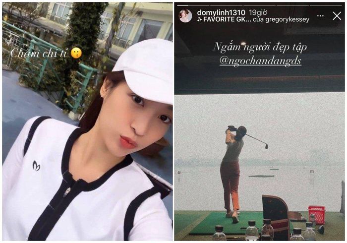 Nhập hội mỹ nhân muốn nâng cấp hình thể bằng môn thể thao quý tộc còn có Hoa hậu Đỗ Mỹ Linh. Dù nàng Hậu cũng là người có tâm hồn khá ăn uống, thế nhưng mỹ nhân họ Đỗ chưa từng để lộ hình ảnh body phì nhiêu quá mức là vì lúc nào cũng chăm chỉ tập luyện.